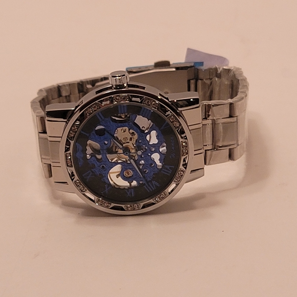 Mens skeleton watch